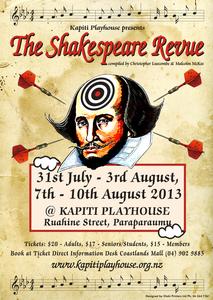 The Shakespeare Revue at Kapiti Playhouse